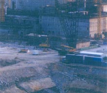 在廠房基礎(chǔ)下修排熱通道