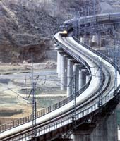 國家鐵路骨干網(wǎng)寶中電氣化鐵路